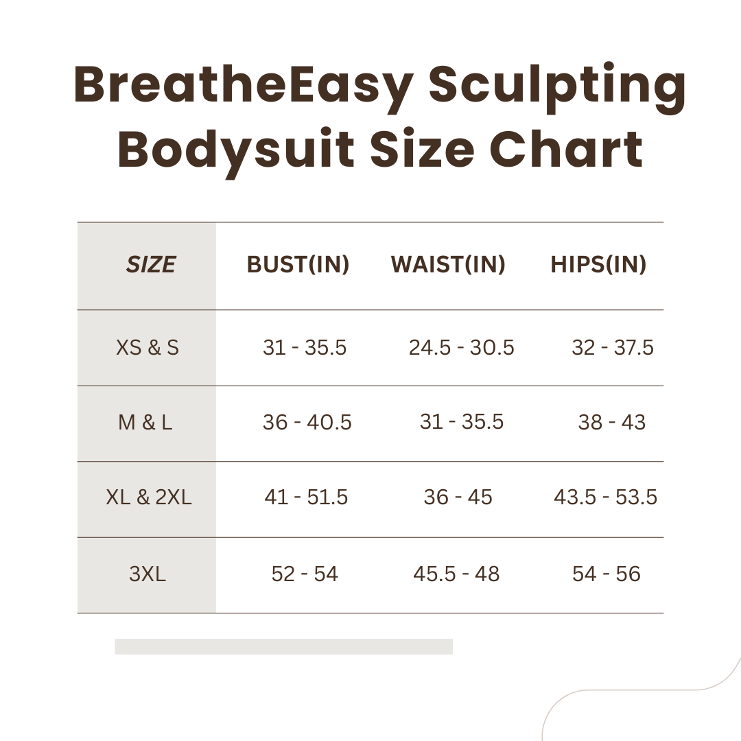 BreatheEasy Sculpting Bodysuit
