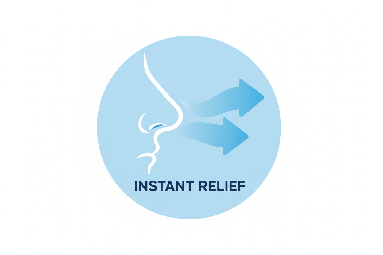 Generate icon for "Opens Nasal Passages Instantly"